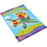 Картон кольоровий А4 8 кольорів крейдований Рюкзачок (25) КК-4 