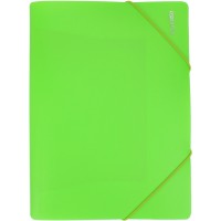 Папка на резинці для документів Economix А4 пластикова салатова (1) (20) E31633-13 