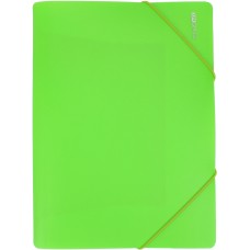 Папка на резинці для документів Economix А4 пластикова салатова (1) (20) E31633-13 