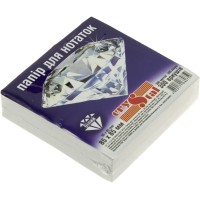 Блок для заміток неклеєний 85х85 мм 300 аркушів білий Crystal (40) 0759
