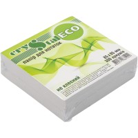 Блок для заметок неклееный 85х85мм 300 листов Crystal ECO (32) (40)