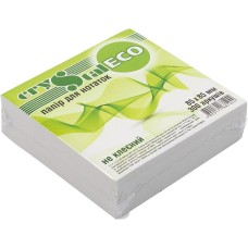 Блок для заміток неклеєний 85х85мм 300 аркушів Crystal ECO (32) (40)