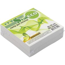 Блок для заміток клеєний 85х85мм 300 листів Crystal ECO (40)