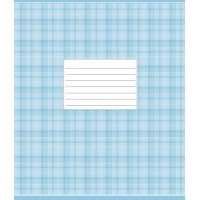 Зошит 12 аркушів, клітинка Школярик Блакитна шотландка (30) (300) 012-2578 K