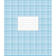 Зошит 12 аркушів, клітинка Школярик Блакитна шотландка (30) (300) 012-2578 K