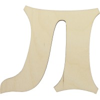 Заготовка фанера літера українська Л h10см (5)