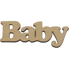 Заготовка фанера напис Baby 8 см (5)