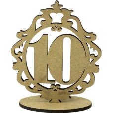 Заготовка з МДФ 5 мм номерки на стіл 10 15х11см