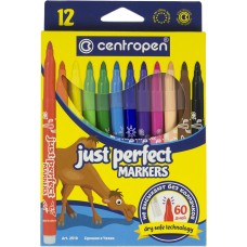 Фломастери Centropen Perfect 2510/12 12 кольорів (10) (170) 