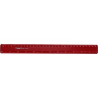Линейка пластиковая матовая 30см Axent бордовая для шариковой ручки (72) 7530-04 