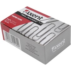 Скріпки 78мм Axent круглі нікельовані 50 шт (10) (100) 4103