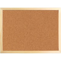 Дошка Axent коркова, дерев'яна рамка, 60х90 см 9602