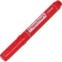 Маркер Centropen Flipchart 8560 1-4,6мм на водяній основі скошений червоний