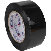 Стрічка клейка пакувальна Contur 48ммх150мх45мкм чорна (пиле, волого, морозостійка) (6) (24)
