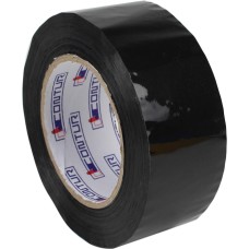 Стрічка клейка пакувальна Contur 48ммх150мх45мкм чорна (пиле, волого, морозостійка) (6) (24)