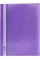 Папка-швидкозшивач Economix А4 без перфорації глянцева прозорий верх фіолетова (10) E31511-12