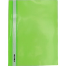Папка-швидкозшивач Economix А4 без перфорації глянцева прозорий верх салатова (10) E31511-13