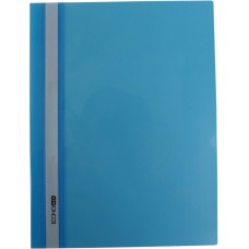 Папка-швидкозшивач Economix А4 без перфорації глянцева прозорий верх блакитна (10) (300) E31511-11