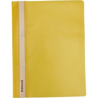 Папка-швидкозш. "Economix Light" №E38503-05 А4 з прозор.верхом,без перфор.,апельс.,жовта(10)(300)