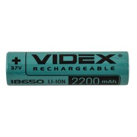 Акумулятор Videx Li-ion 18650-R, 2200 mAh