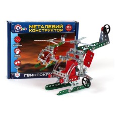 Конструктор металлический Вертолет, Технокомп (10) 4944