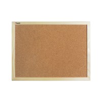 Доска пробковая Axent 45х60см деревянная рамка 9601