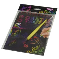 Набор для творчества Grattage DankoToys A6 маленький на украинском (25) GRT-02-02-01
