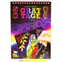 Набір для творчості Grattage A5 великий (українською) (25) GRT-01-02/DankoToys /