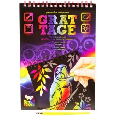 Набір для творчості Grattage A5 великий (українською) (25) GRT-01-02/DankoToys /