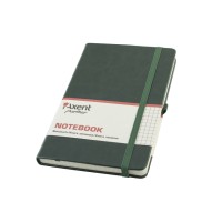 Блокнот Axent Partner Lux А5 96 аркушів клітинка зелений картонна обкладинка (18) 8202-04-A