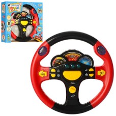 Кермо на батарейці, музичне, звук, правила світлофора, в коробці 22х20х4см, 2 види (48) 7737UK