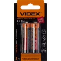 Батарейки Videx R-06 миниблистер 2 шт (20) (600)