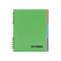 Блокнот на пружині Economix E20225 А5 120 аркушів пластикова обкладинка 