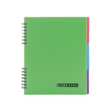 Блокнот на пружині Economix E20225 А5 120 аркушів пластикова обкладинка 