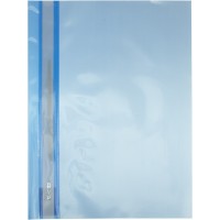 Папка-швидкозш. "Economix Light" №E38503-02 А4 з прозор.верхом,без перфор.,апельс.,синя(10)(300)