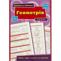 Книга Справочник в таблицах. Геометрия 7-11 класи А5 3972