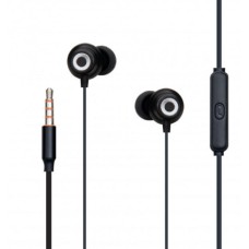 Навушники вакуумні метал. Celebrat D5 1,2м black+мікрофон