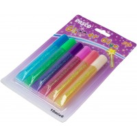 Клей з блискітками 10 мл 6 шт F-004-1 (24)(144)