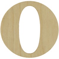 Заготовка фанера літера українська о h6см (5)