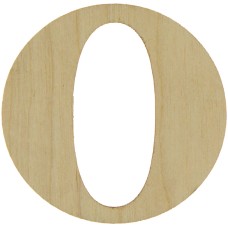 Заготовка фанера літера українська о h6см (5)