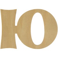 Заготовка фанера літера українська ю h6см (5)