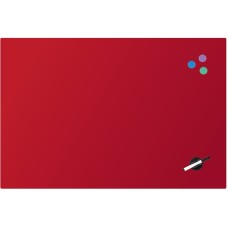 Дошка Axent магнітно-маркерна, скляна, 60х90 см, червона 9615-06-A