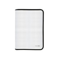 Папка Economix A4 пластикова на блискавці черна (30) E31644-01