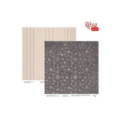 Бумага для скрапбукинга Rosa New year's magic 30х30см 200 г/м2 двухсторонняя (10) 7/5316048