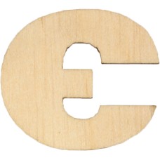 Заготовка фанера літера українська є h2см (5)