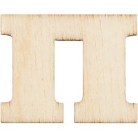 Заготовка фанера буква украинская п h2см (5)