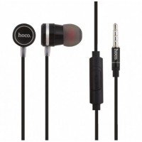 Навушники вакуумні металеві HOCO Ling Sound M16 black мікрофон  