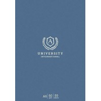 Блокнот A6 50 аркушів клітинка Student Школярик картонна обложка (10) (240) A6-GB-050-828K