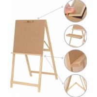 Мольберт стаціонарний Rosa Studio 60х85х115см, висота 53, хлопавка, одностороння, сосна GPT50045601