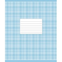 Тетрадь 18 листов линия Школярик Голубая шотландка (25) (250) (400) 018-2578L